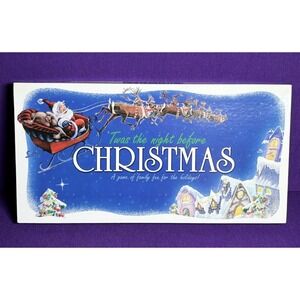 Twas The Night Before Christmas Board Game Christmas Monopoly Complete